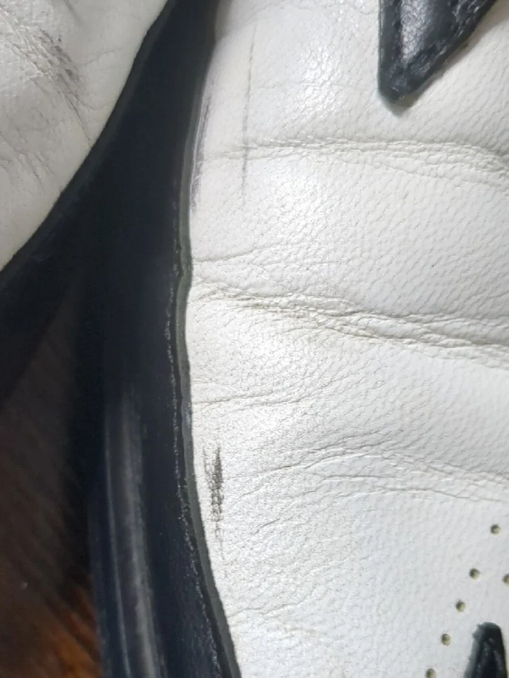 Stacy Adams Men's 9 M Black White Two Tone Leather Spectator Oxford Shoes 21340